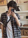 Alo summer linen checked shirt