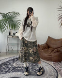 Luffy Camo Patch Mesh Knit