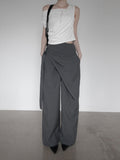 Blend Wrap Skirt Pants