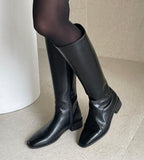 Tuelin Square Long Boots (3.5cm)