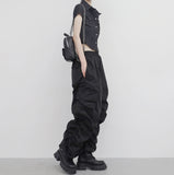 Retif String Shirring Wide Pants