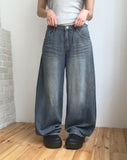 Roju Balloon Wide Denim Pants