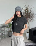 End Rivet Pigment Crop Tee