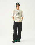 Big Line Bear Smile Knit Vest