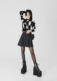 poker argyle knit