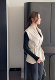 Bagueto V-Neck Knit Vest Cardigan