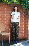 Heart Clef CROP Ringer Short Sleeve Tee