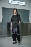 Peace Flower Pigment Short Sleeve T-Shirt