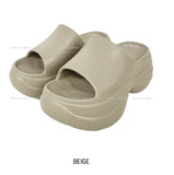 8cm UP! Wave EVA Platform Slippers