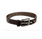 35mm Real Cowhide Eyelet Belt