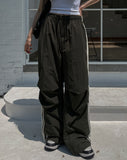 Berry Parachute Track Banding Pants