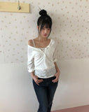 Turning Roll-up Three Quarter T-shirt