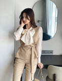 Maiden slim bootcut slacks