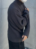 Hachi Knit Half zip-up jacket