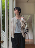 Ropi Punched Linen Knit Cardigan
