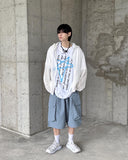Pastel cargo shorts