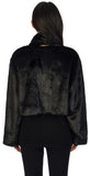 Evie scarf fur shearling jacket