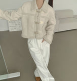 Lovely Casual Crop Duffle Full Fur Mustang