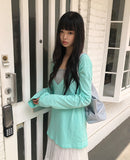 Humma Deep V-Neck Long Sleeve T-Shirt