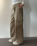 Garen Corduroy Cargo Wide Pants
