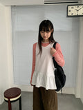 Muyan Dot Stripe Long Sleeve Tee