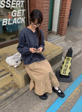 [BAONHAUS] Lumie Check Ribbon Blouse