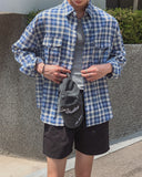 Caden Tartan Check Long Sleeve Shirt