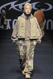 Layered Padded Zip Up Vest