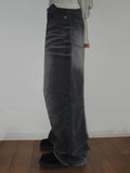 KNEE LINE BRUSH DENIM
