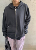 Silka Cotton Rivet Over Hood Zip-Up