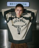 Racing Collar Pullover Knit