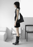Way roll-up mini skirt