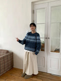 Santo Round Nordic Knit