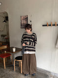 Sakki pin tuck wide cotton pants