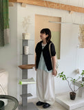 Kamita Short Sleeve Hood Cardigan