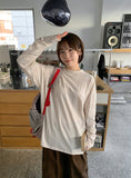 [unisex] Kotiru Stripe Over Warmer Long Sleeve Tee