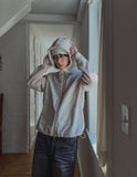 Tech Color Matching High Neck Hood Zip-Up