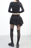 Lipto Lace Crop T-Shirt