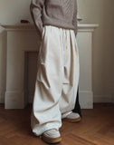 Graph Pintuck Parachute Balloon Pants