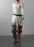 Deacon Patch Pocket Cotton Skirt