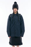 Eric fade washed padded shirt