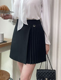 Lillian Pintuck Sleeve Chiffon Tie Blouse