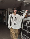 Vintage Graphic Waffle Round Long Sleeve