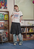 Lucky Day CROP Ringer Tee
