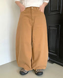 Hanku balloon wide cotton pants