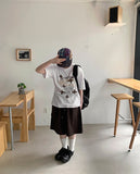 Kapeuto Printing Over Short Sleeve Tee