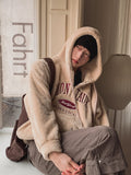 Hippy Fleece Half Zip Up Hoodie