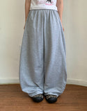 Kimto Summer Banding Wide Pants