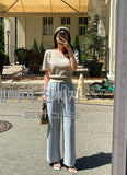 Arin Denim Wide Banding Pants
