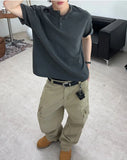 Liev Washed Zipper Cargo Pants